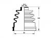 Coupelle, arbre de commande CV Boot:39741-10E25